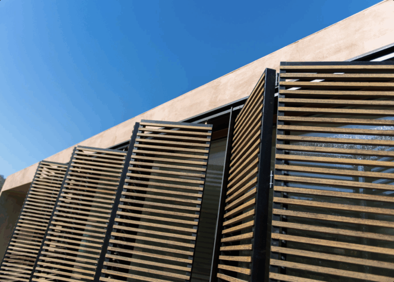 Persiana Sliding y Folding Shutter