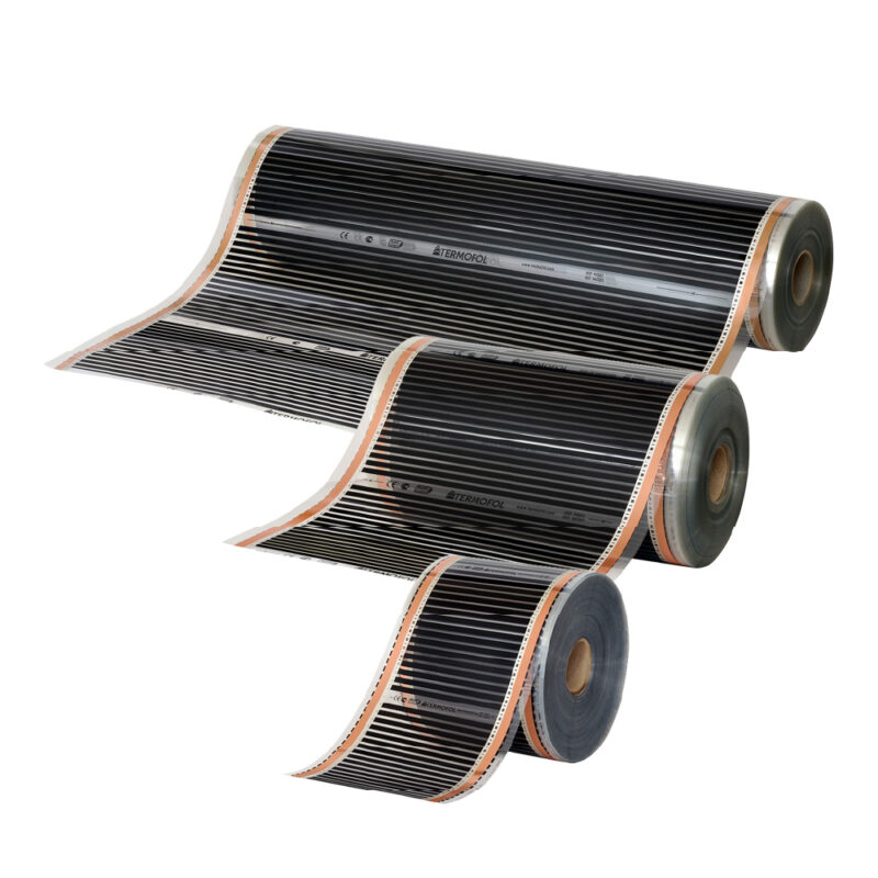 Lamina Heating Film 100cm ancho (140w/m2) Se vende por MT Lineal