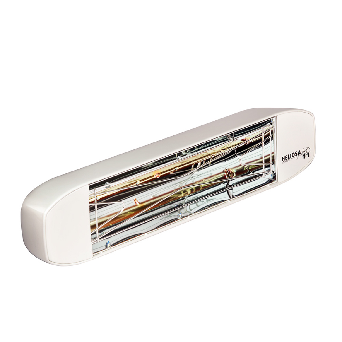 Calefactor Heliosa 11 Blanco 1500 W luz ámbar. Origen Italia - Imagen 3
